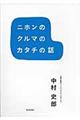 ニホンのクルマのカタチの話