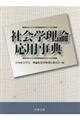 社会学理論応用事典
