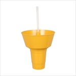 L[ XibN ^u EBY ^u[@CG[ / CARRY SNACK TUB WITH TUMBLER YELLOW