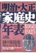 明治・大正家庭史年表 / 1868→1925