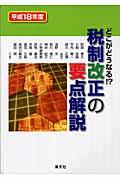 税制改正の要点解説