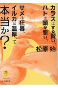 カラスはずる賢い、ハトは頭が悪い、サメは狂暴、イルカは温厚って本当か?