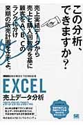 EXCEL売上データ分析 / 2013/2010/2007対応