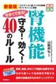 今すぐできる！腎機能守る！効く！４０のルール　新装版