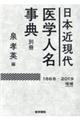 日本近現代医学人名事典別冊　増補