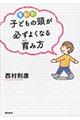 年齢別子どもの頭が必ずよくなる育み方