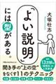 「よい説明」には型がある。