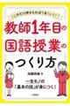 これだけ押さえればうまくいく！教師１年目の国語授業のつくり方