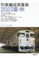 列車編成席番表　２０２３夏・秋