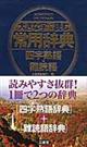 大きな字で読む常用辞典　四字熟語・難読語