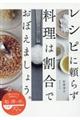 レシピに頼らず料理は割合でおぼえましょう。