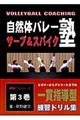 自然体バレー塾の“一貫指導型練習ドリル集”　第３巻