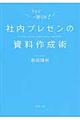 社内プレゼンの資料作成術