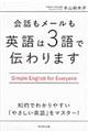 会話もメールも英語は３語で伝わります