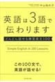 英語は３語で伝わります