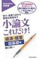 小論文これだけ！　経済・経営超基礎編