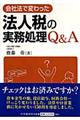 会社法で変わった法人税の実務処理Ｑ＆Ａ