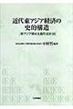 近代東アジア経済の史的構造