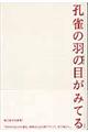 孔雀の羽の目がみてる