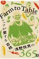 Ｆａｒｍ　ｔｏ　Ｔａｂｌｅ　シェフが愛する百姓・浅野悦男の３６５日