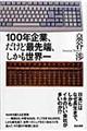 １００年企業、だけど最先端、しかも世界一