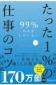 ９９％の人がしていないたった１％の仕事のコツ決定版