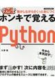 動かしながらさくっと身につく今こそホンキで覚えるＰｙｔｈｏｎ