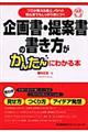 企画書・提案書の書き方がかんたんにわかる本