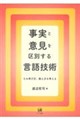 事実と意見を区別する言語技術