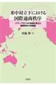 米中対立下における国際通商秩序