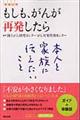 もしも、がんが再発したら