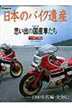 日本のバイク遺産　ｐａｒｔ　２（１９８０年代編・全３８台）