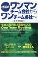 社長のワンマンチーム会社からワンチーム会社へ