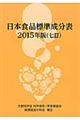 日本食品標準成分表　２０１５年版　七訂