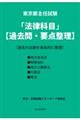 東京都主任試験「法律科目」【過去問・要点整理】