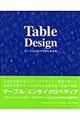 Ｔａｂｌｅ　ｄｅｓｉｇｎ