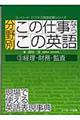 分野別「この仕事ならこの英語」　３