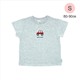 petit main プリントTシャツ グレー S(S:0040)