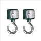 }OleBbN tbN Zbg Iu 2^MAGNETIC HOOK SET OF 2 DARK GREEN@B520-329DG