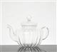 KX eB[ |bg pvL^GLASS TEA POT  PUMPKIN