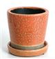 J[OCYh|bg@IW^COLOR GLAZED POT  ORANGE