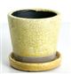 J[OCYh|bg@CG[^COLOR GLAZED POT  YELLOW