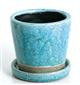 J[OCYh|bg@^[RCY^COLOR GLAZED POT  TURQUOISE