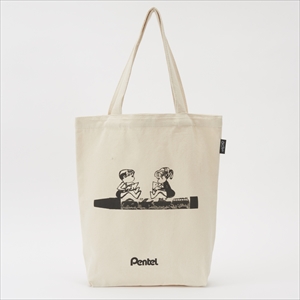 yOld RestazBIG TOTE BAG BOOK PENTEL CRAYON (S:0040)