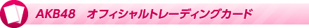 AKB48 オフィシャルトレーディングカード